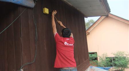cctv installation ร้านประยาง บ้านต้อง อำเภอนาแก
